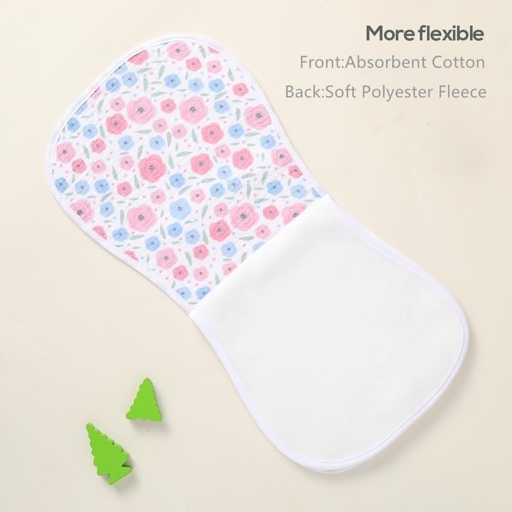 Paquete de 5 Pañales para Eructar Bebé Sleepyturtle 100% Algodón