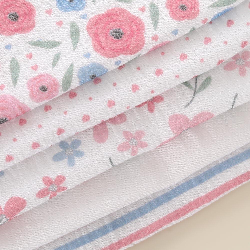 Paquete de 5 Pañales para Eructar Bebé Sleepyturtle 100% Algodón