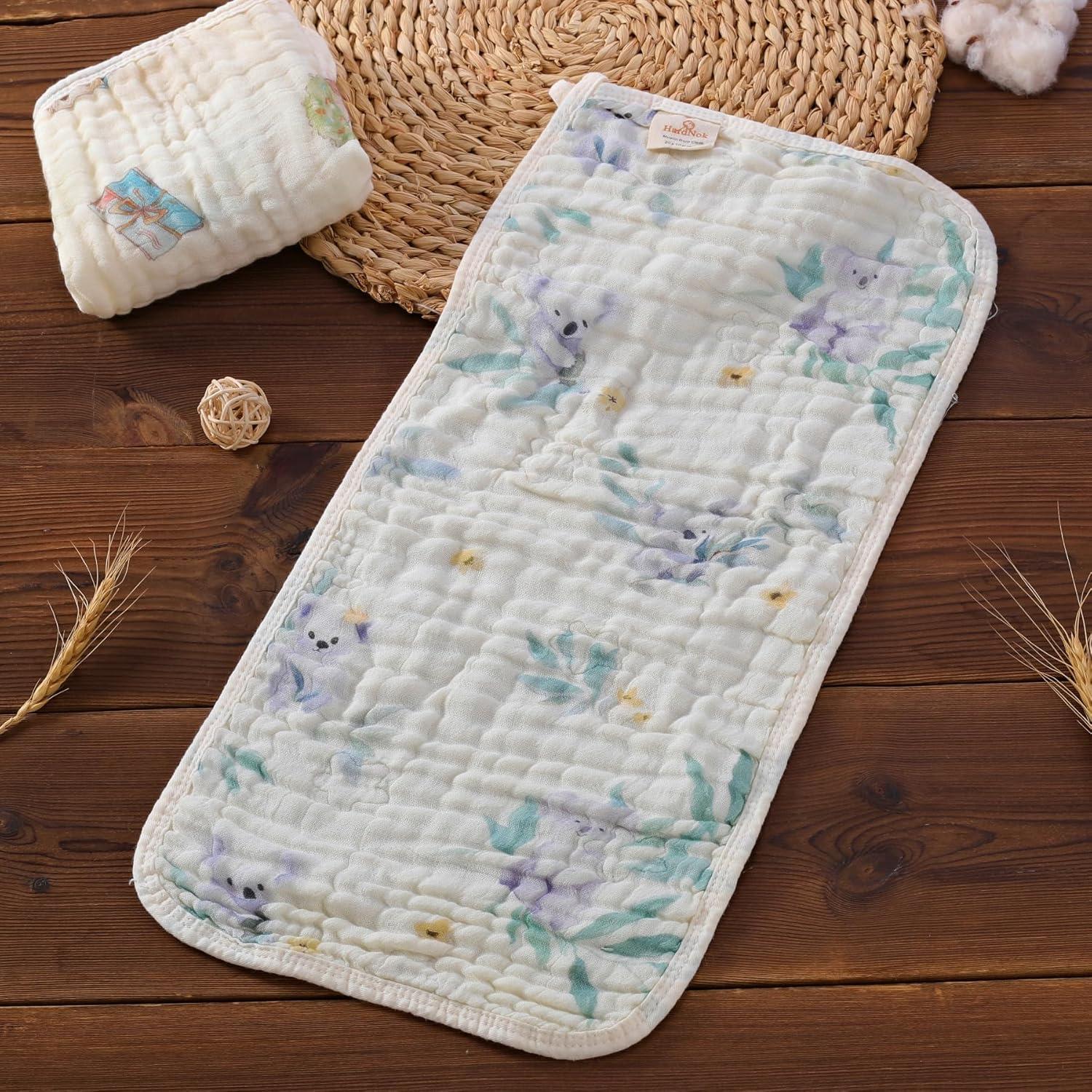 Paños de Eructo Muselina HardNok 6 Piezas 50.8x25.4 cm