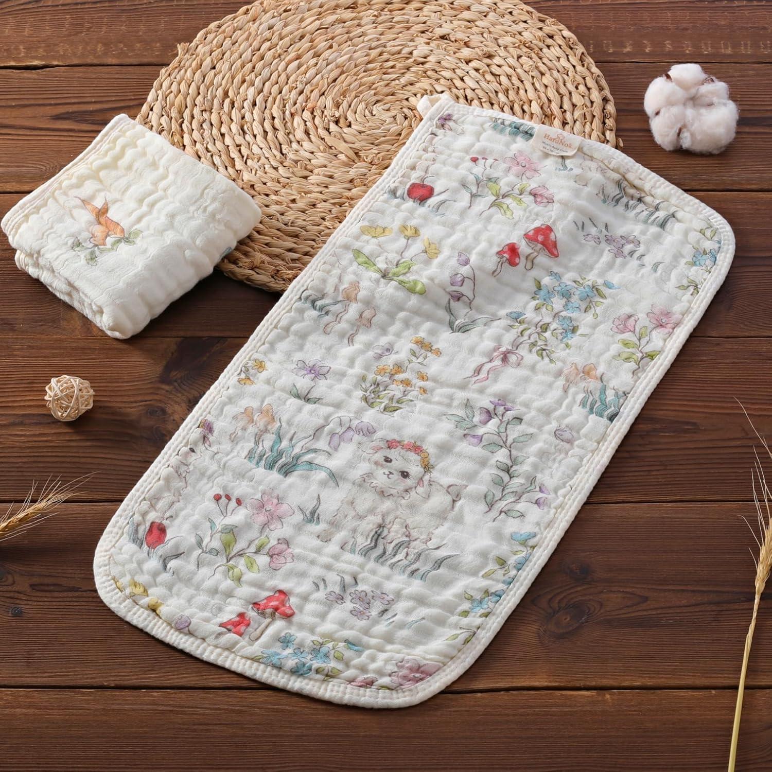 Paños de Eructo Muselina HardNok 6 Piezas 50.8x25.4 cm