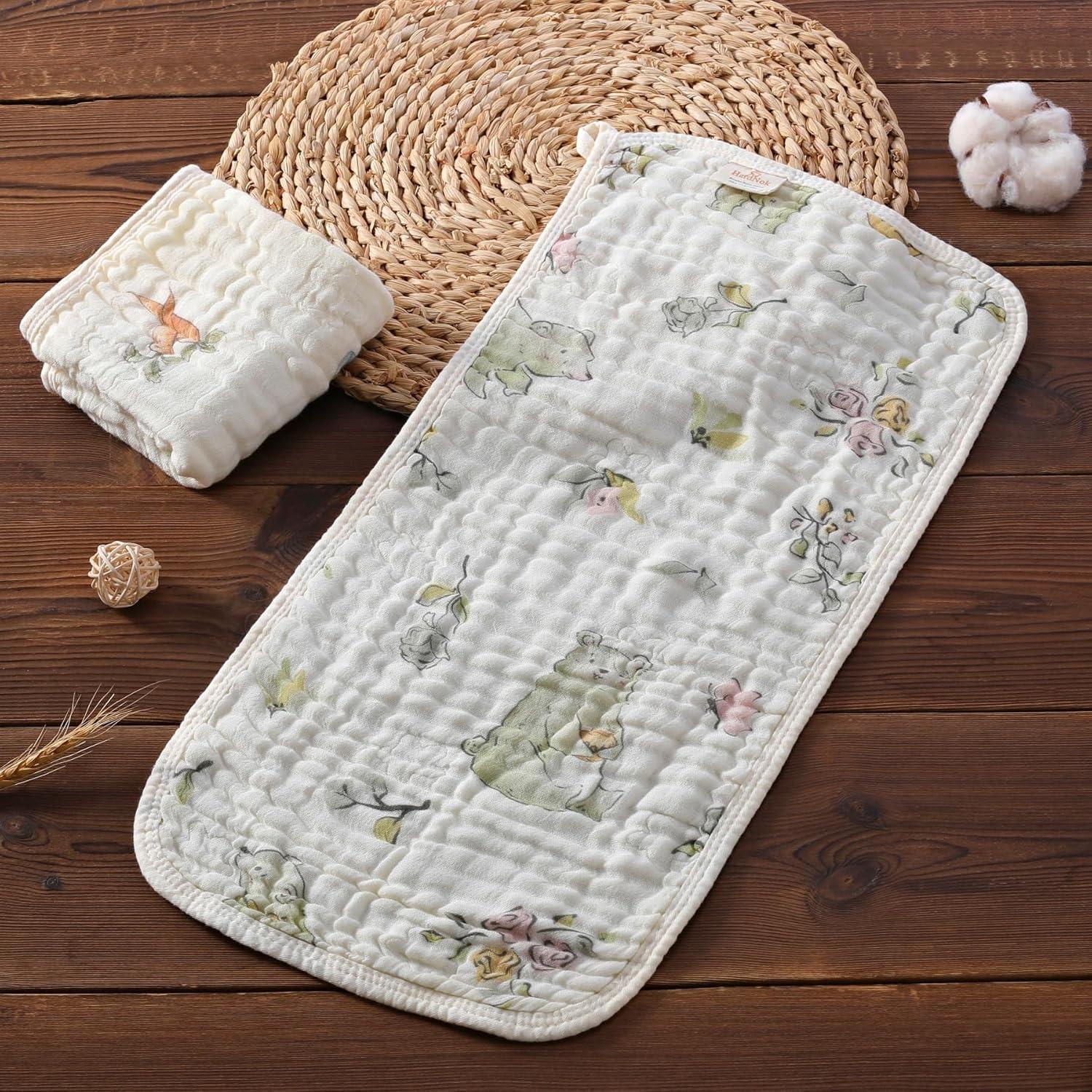 Paños de Eructo Muselina HardNok 6 Piezas 50.8x25.4 cm