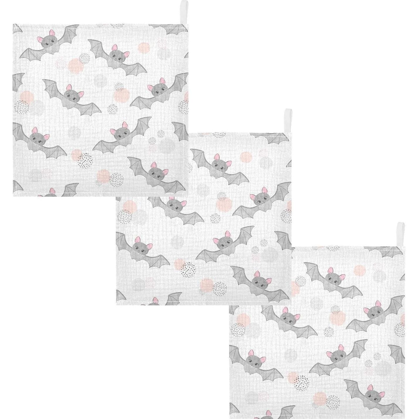 Paquete de 5 Paños de Muselina Algodón vvfelixl 30x30 cm