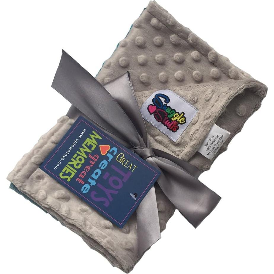 Paquete de 5 Paños de Eructo Snuggle Stuffs - Azul y Gris