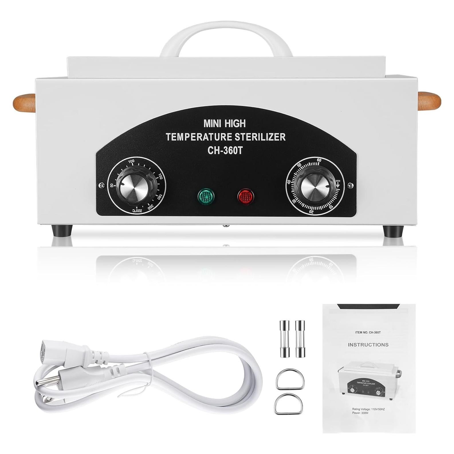 Esterilizador de Alta Temperatura Soiiw 1.5L para Herramientas Metálicas