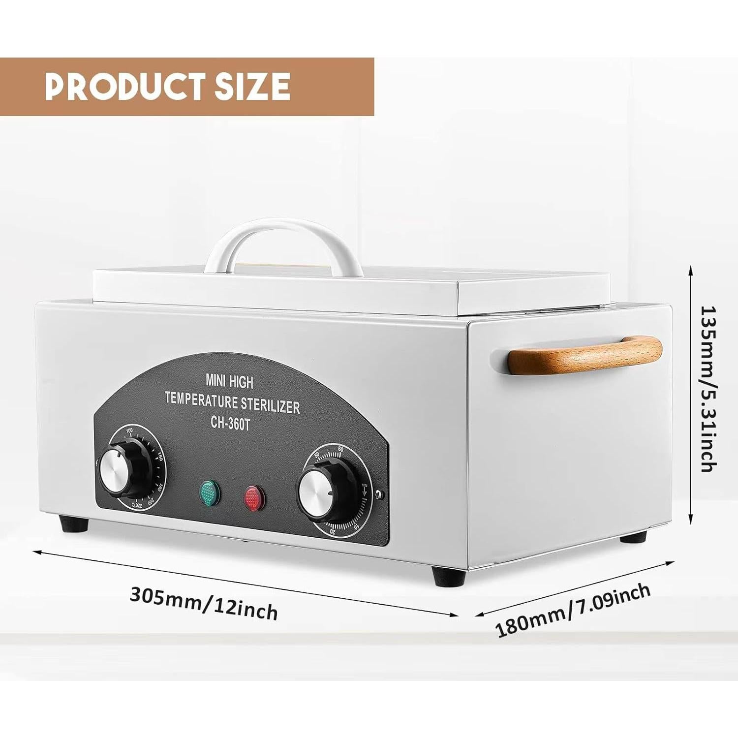 Esterilizador de Alta Temperatura Soiiw 1.5L para Herramientas Metálicas