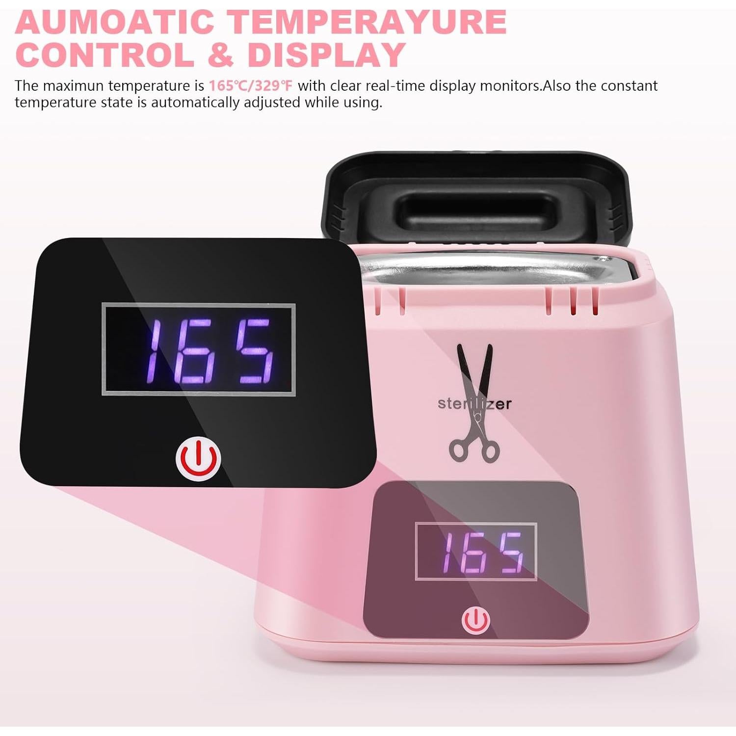 Esterilizador de Herramientas de Uñas Soiiw 165C 100W Portátil