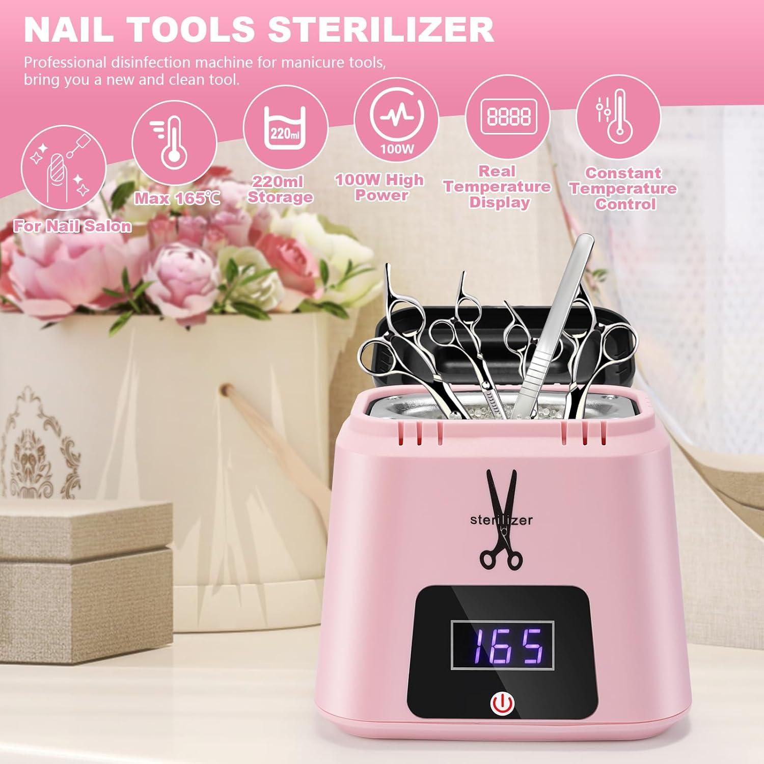Esterilizador de Herramientas de Uñas Soiiw 165C 100W Portátil