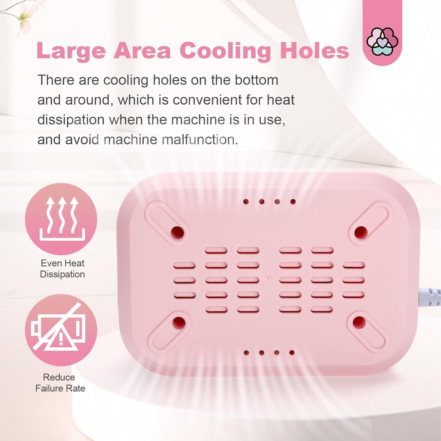 Esterilizador de Herramientas de Uñas Saviland Rosa 185°C