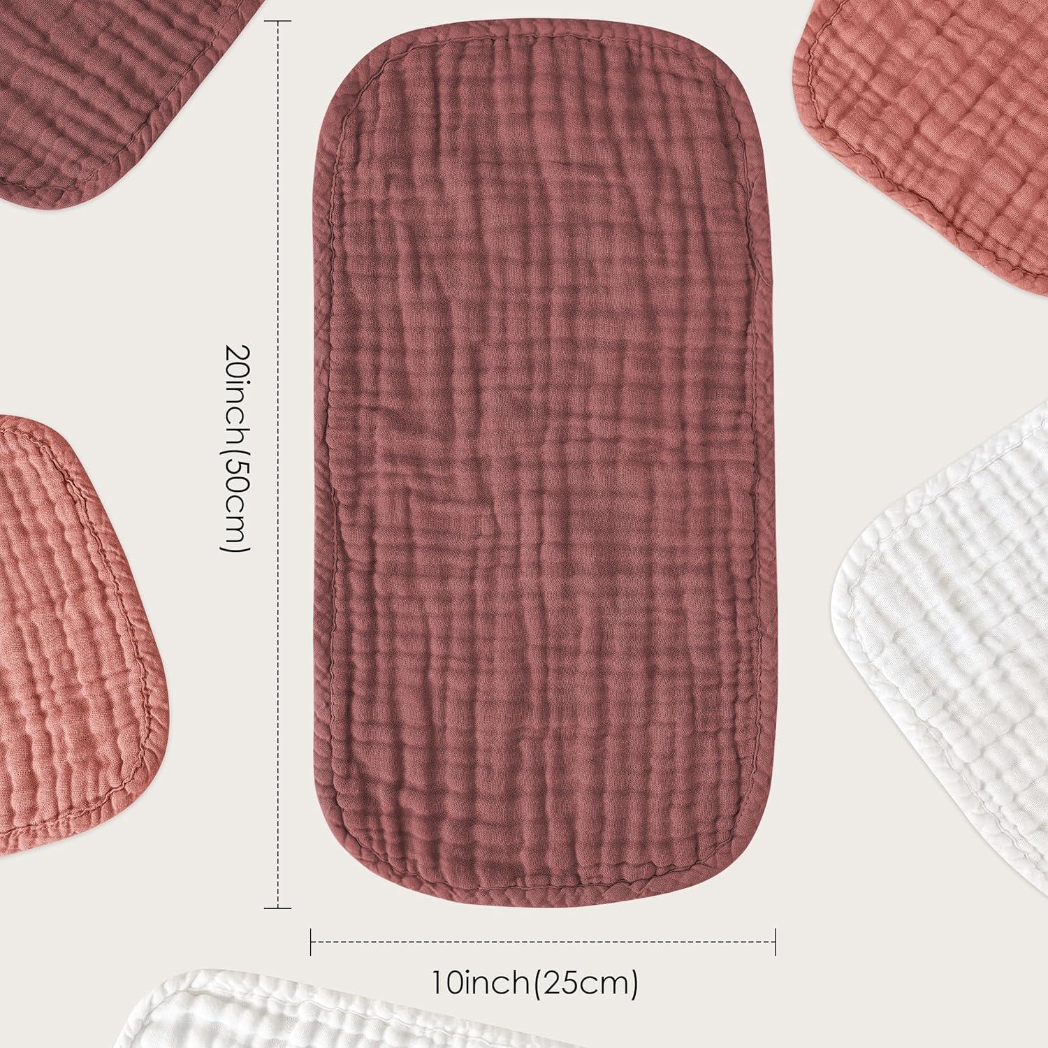 Paños de Eructo de Muselina 100% Algodón Sunny zzzZZ - 12 Piezas