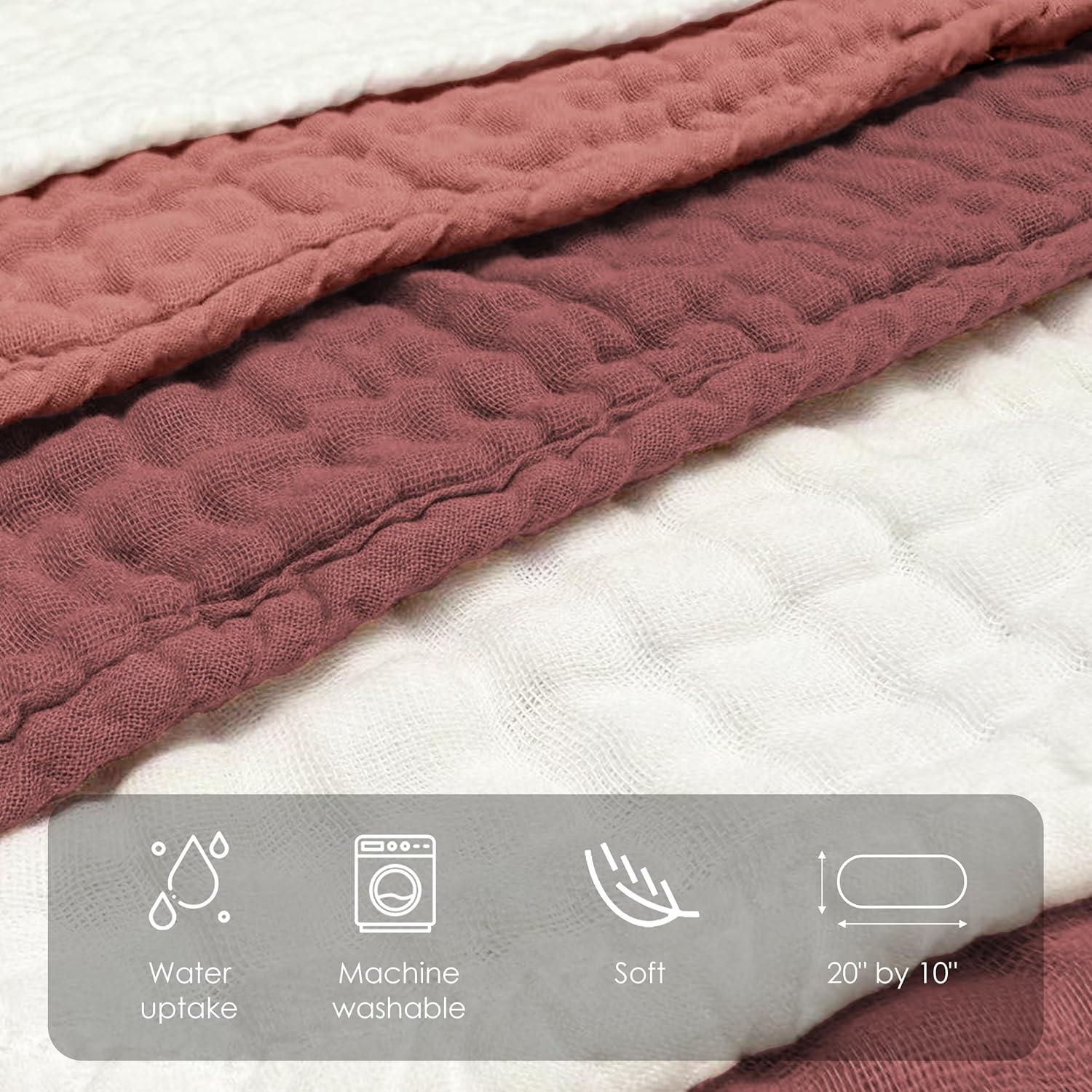 Paños de Eructo de Muselina 100% Algodón Sunny zzzZZ - 12 Piezas