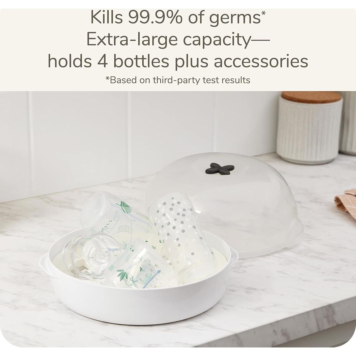 Esterilizador de Biberones NUK Micro Express 4 Minutos Vapor