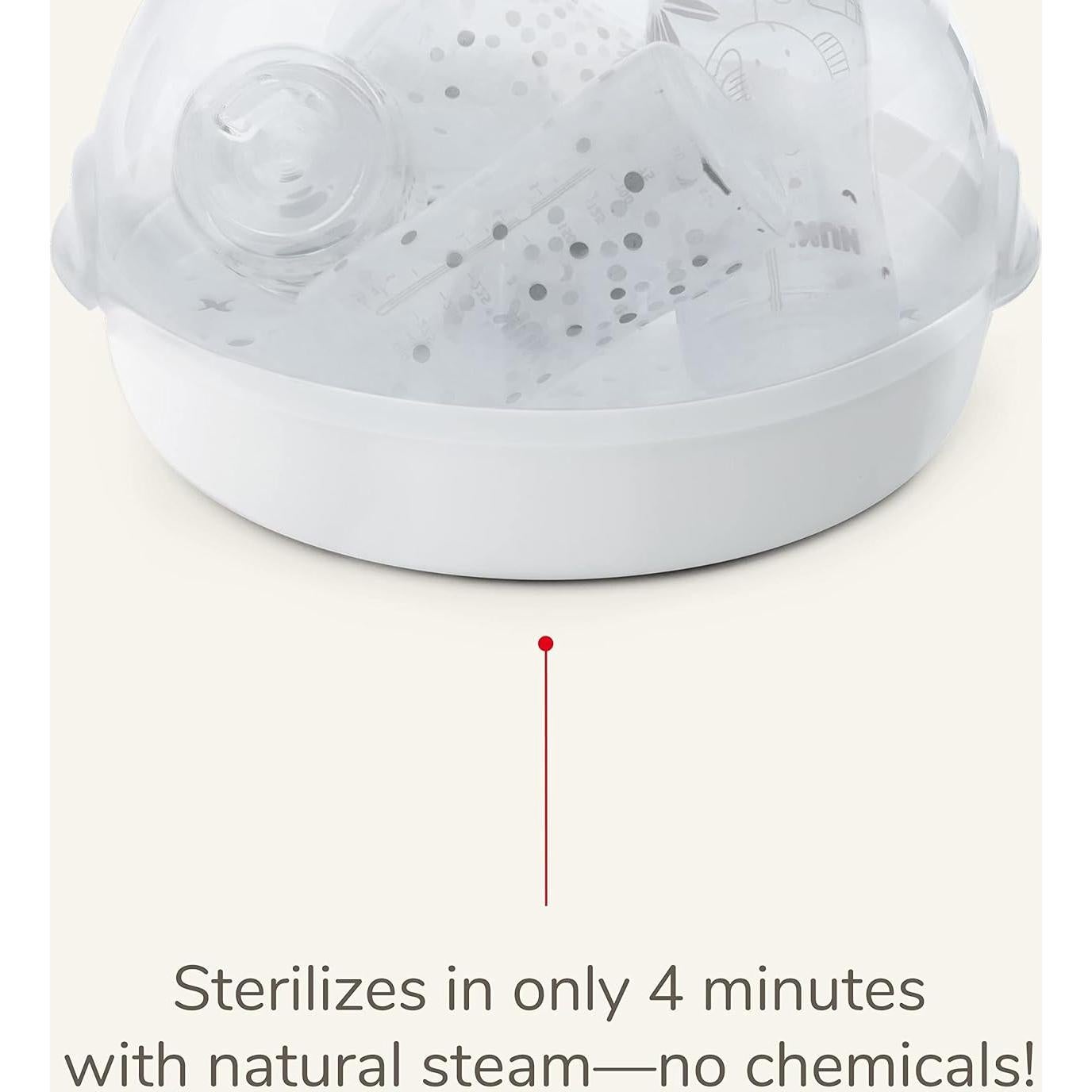 Esterilizador de Biberones NUK Micro Express 4 Minutos Vapor