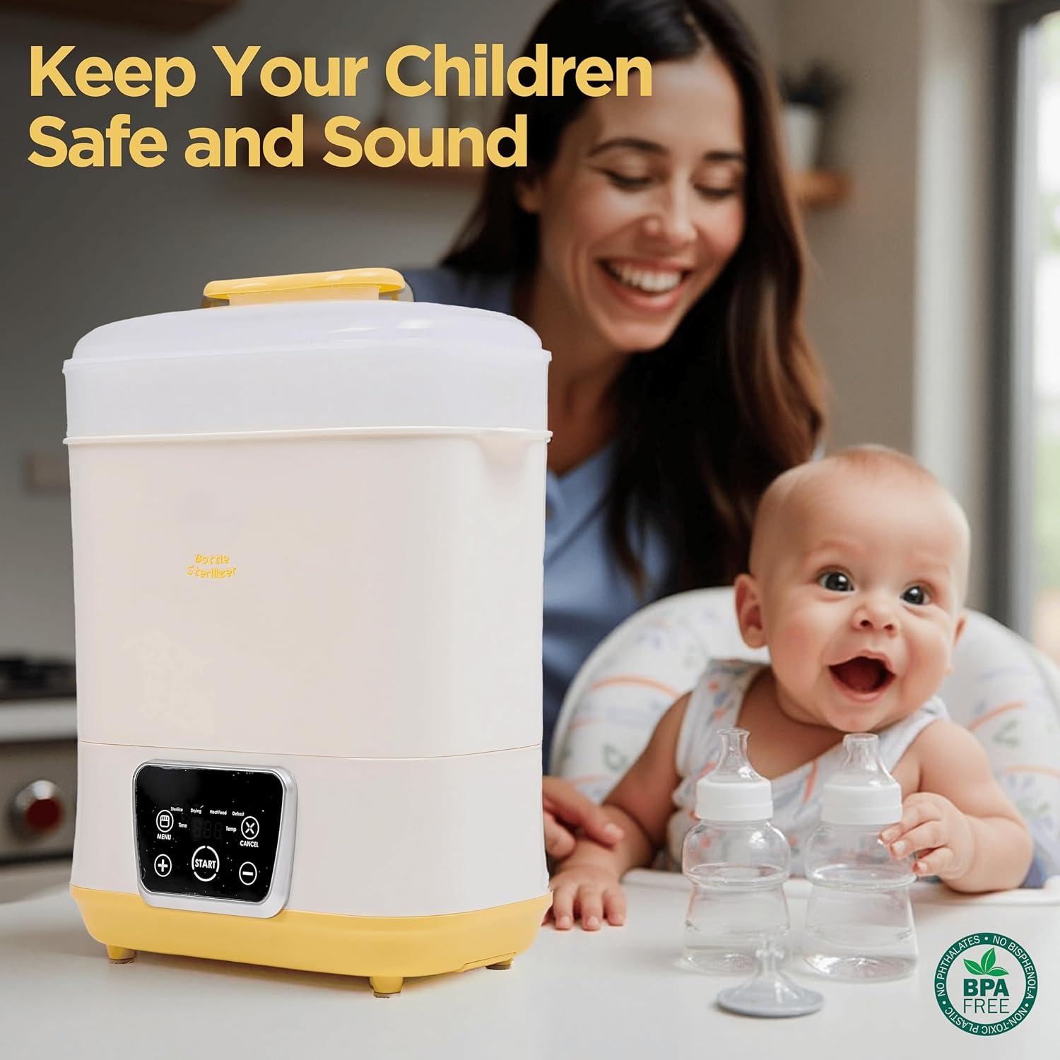 Esterilizador y Secador de Botellas Eléctrico 6 en 1 - 2.16 kg