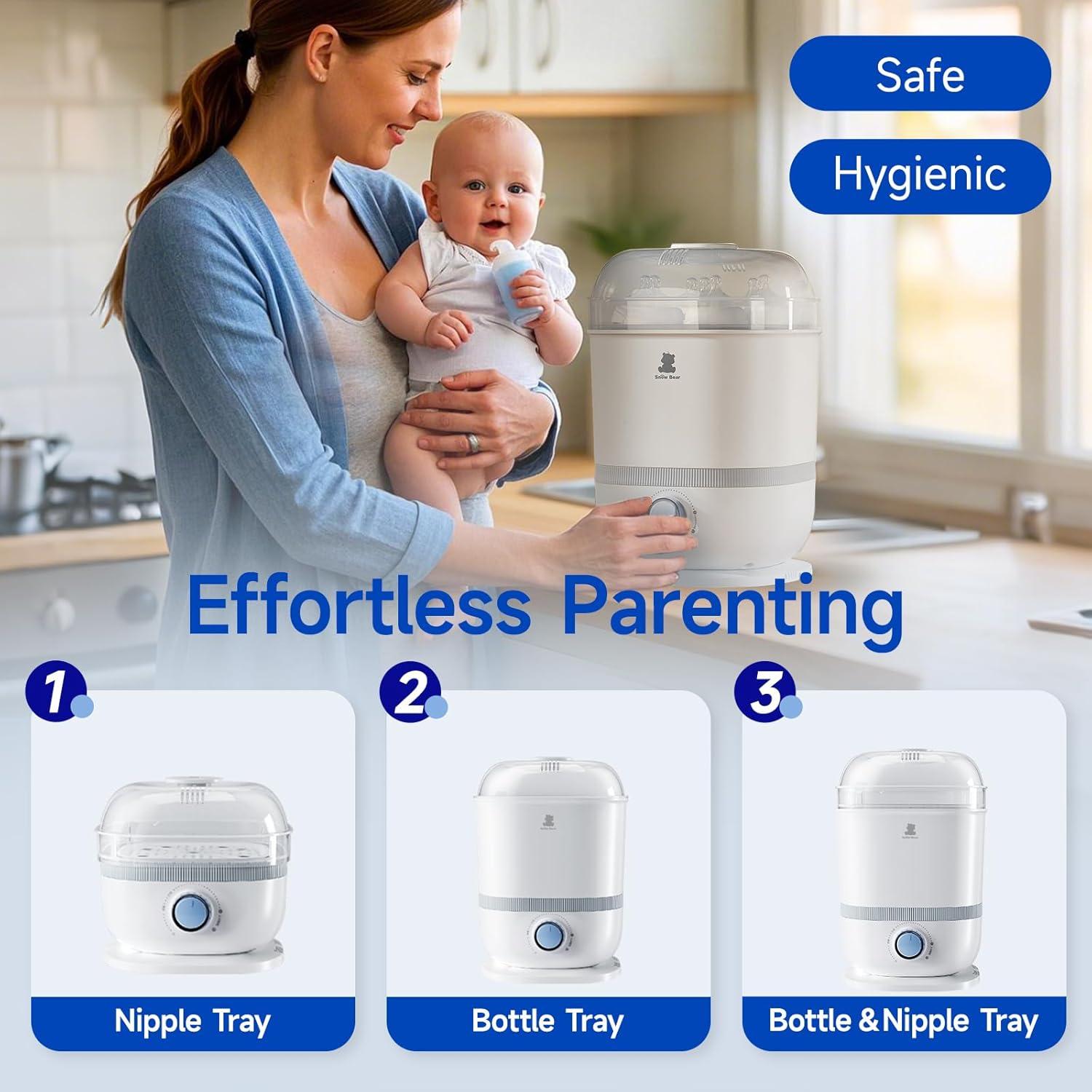 Esterilizador y Secador de Biberones Snow Bear 6 en 1 2.49 kg