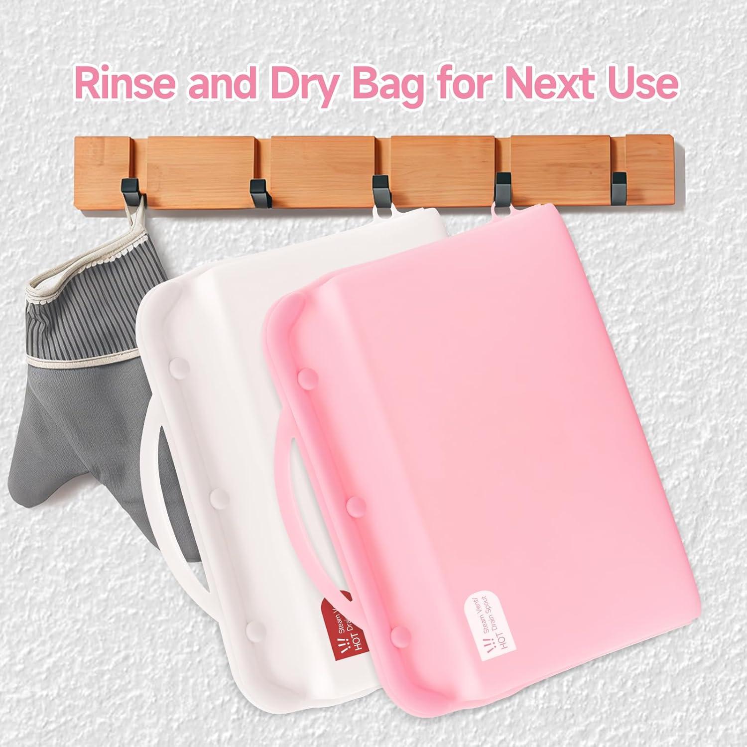 Bolsa de Esterilización de Silicona ZÜCÜBÉBÉ Rosa 1PC