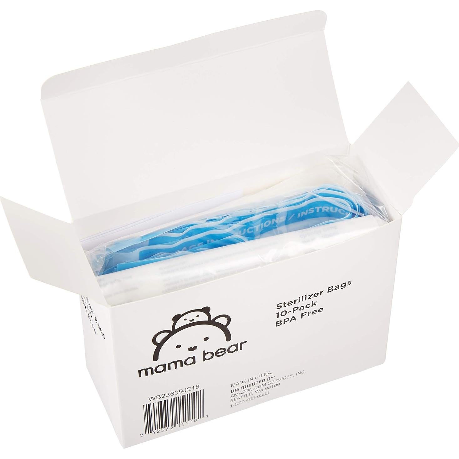 Bolsas Esterilizadoras Mama Bear - 10 Unidades - Libre de BPA