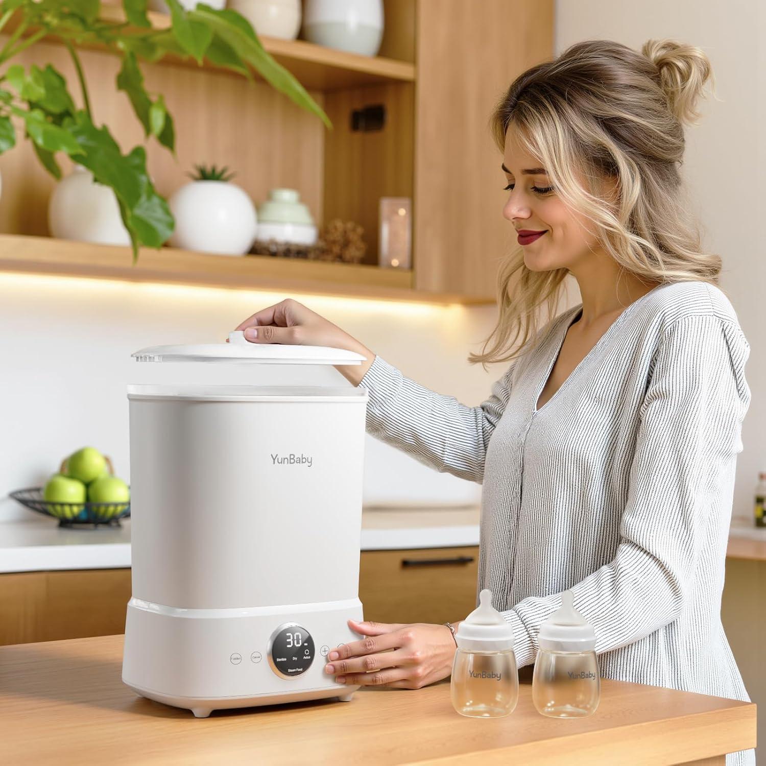 Esterilizador y Secador de Biberones YunBaby 5 en 1 2 Niveles