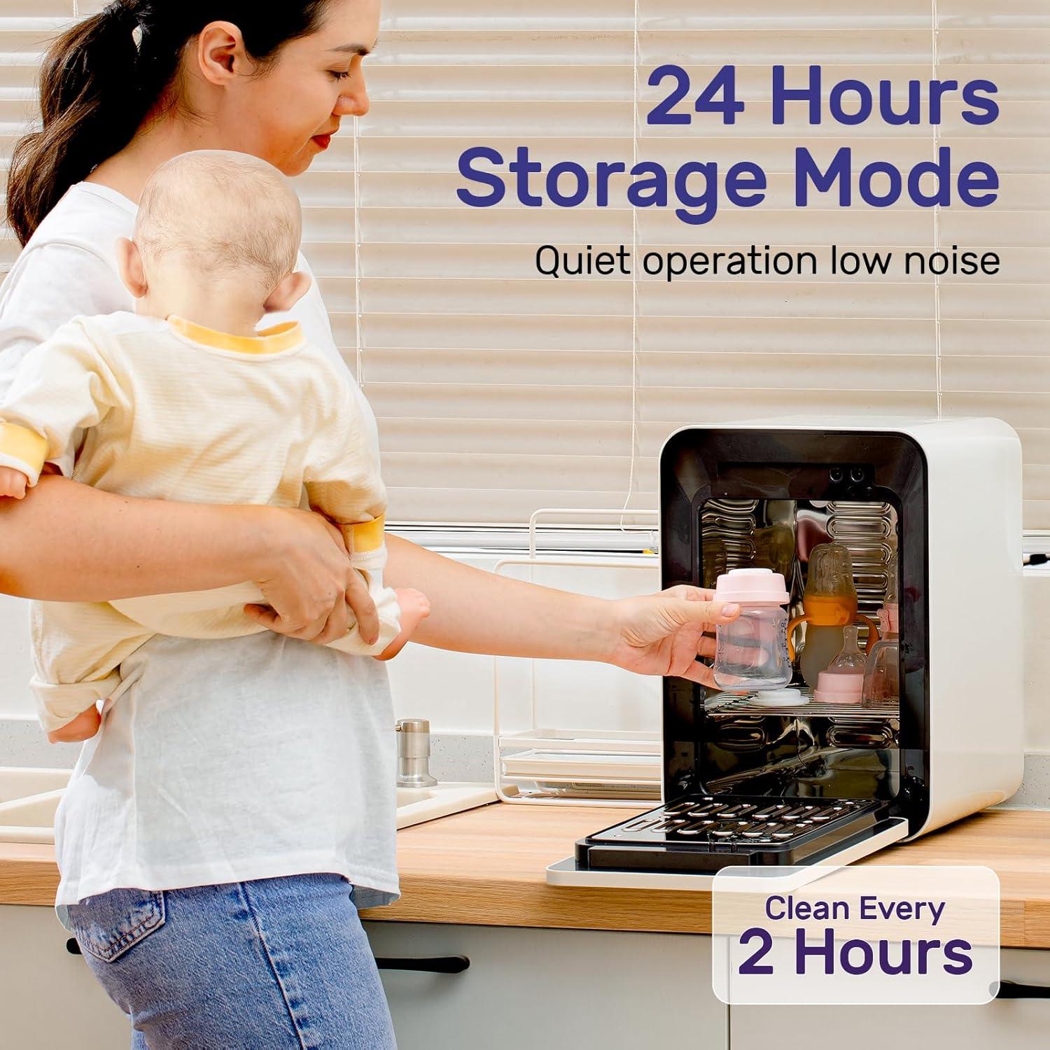 Secador de Botellas para Bebés NCVI 12L con Luz UV