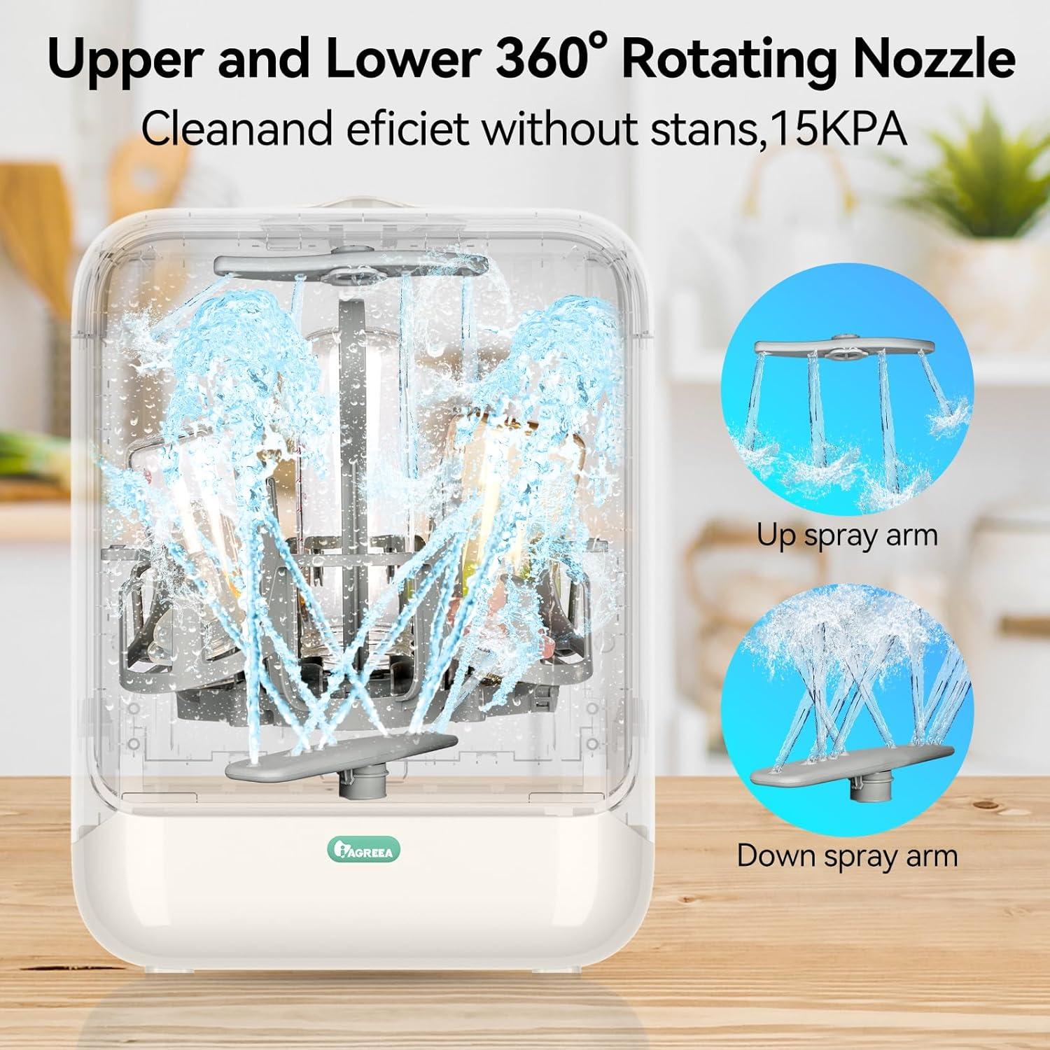 Lavadora de Biberones IAGREEA 3.2L con Secado y Esterilización