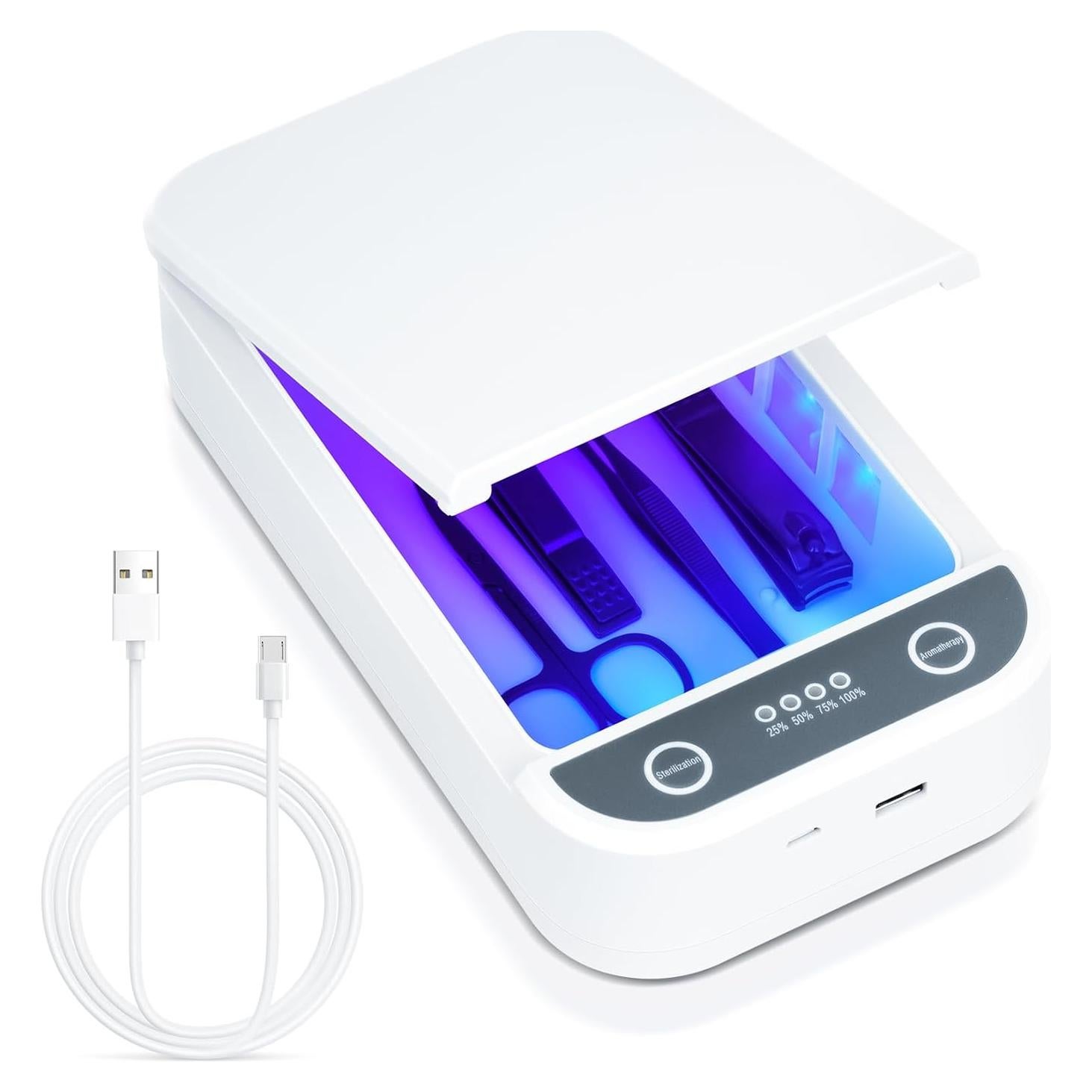 Esterilizador de Herramientas de Uñas LXIANGN USB Portátil 5 Min