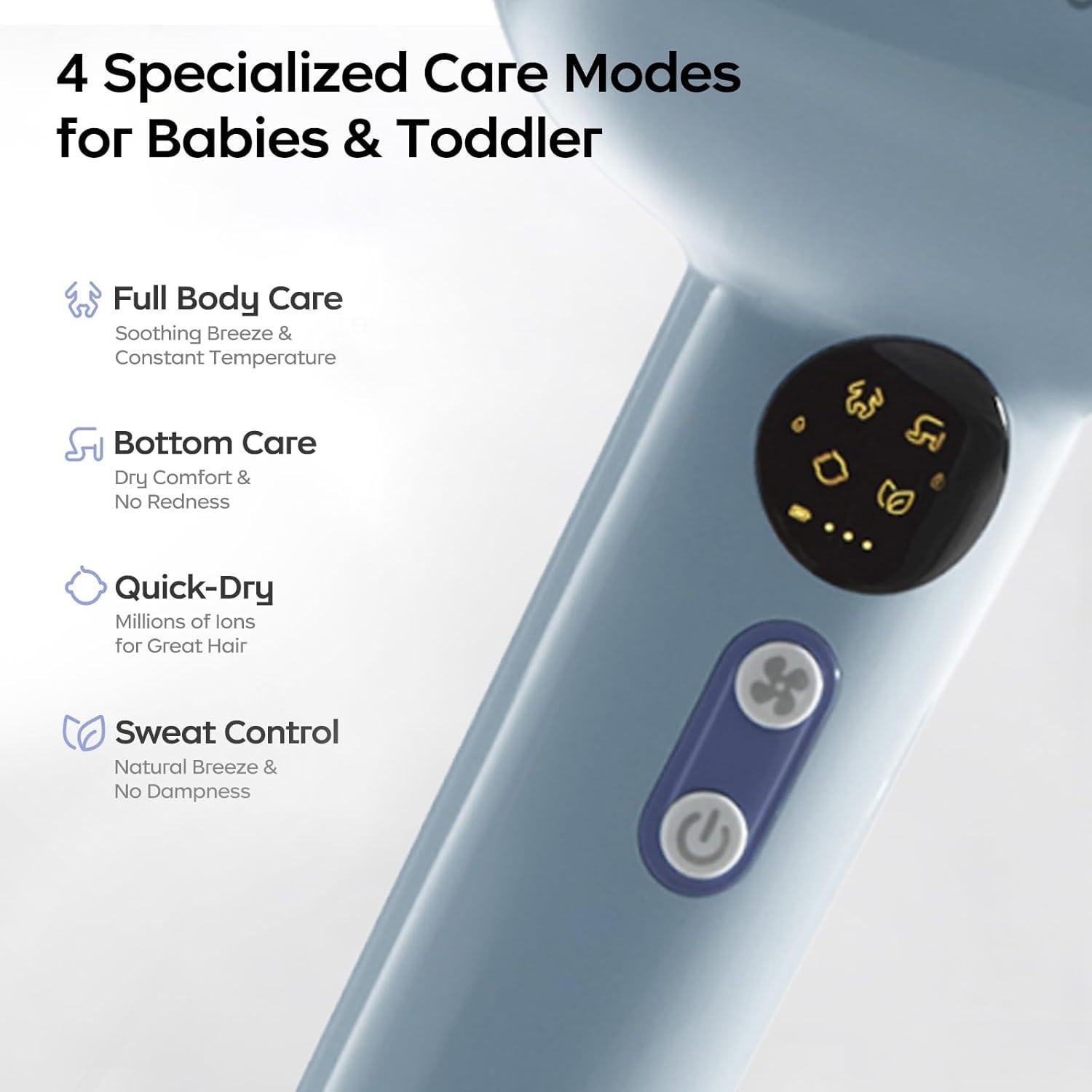 Calentador de Leche Portátil Bc Babycare 2 en 1 y Secador Inalámbrico