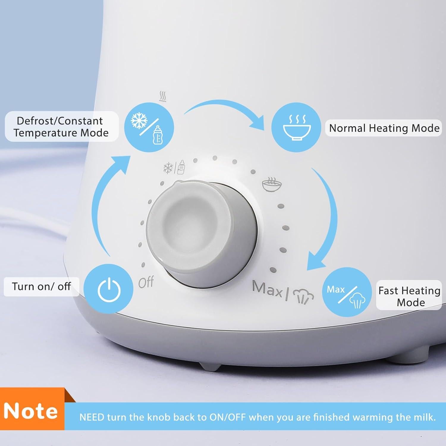 Calentador de Biberones Kisdream 4 en 1 - Rápido y Preciso