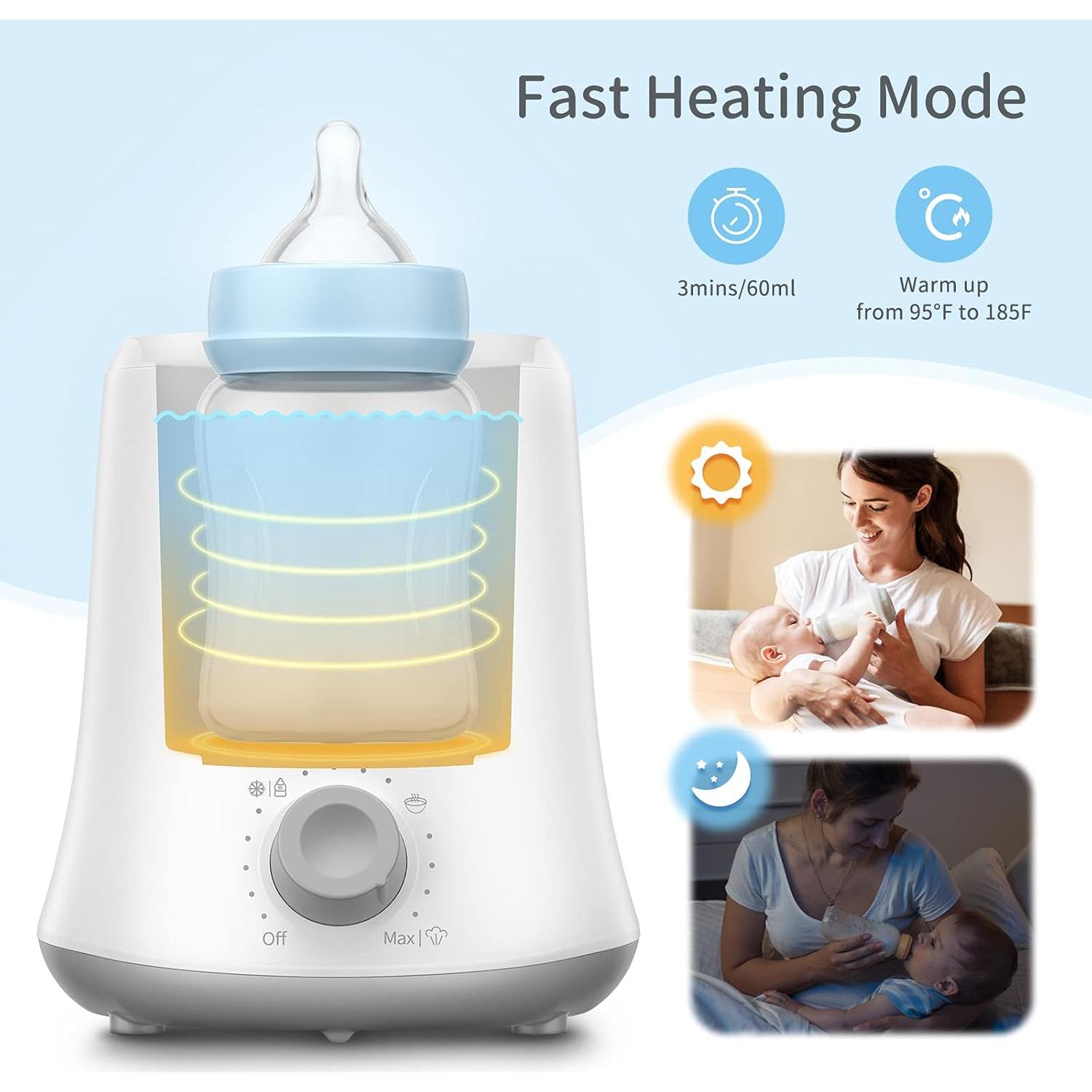 Calentador de Biberones Kisdream 4 en 1 - Rápido y Preciso