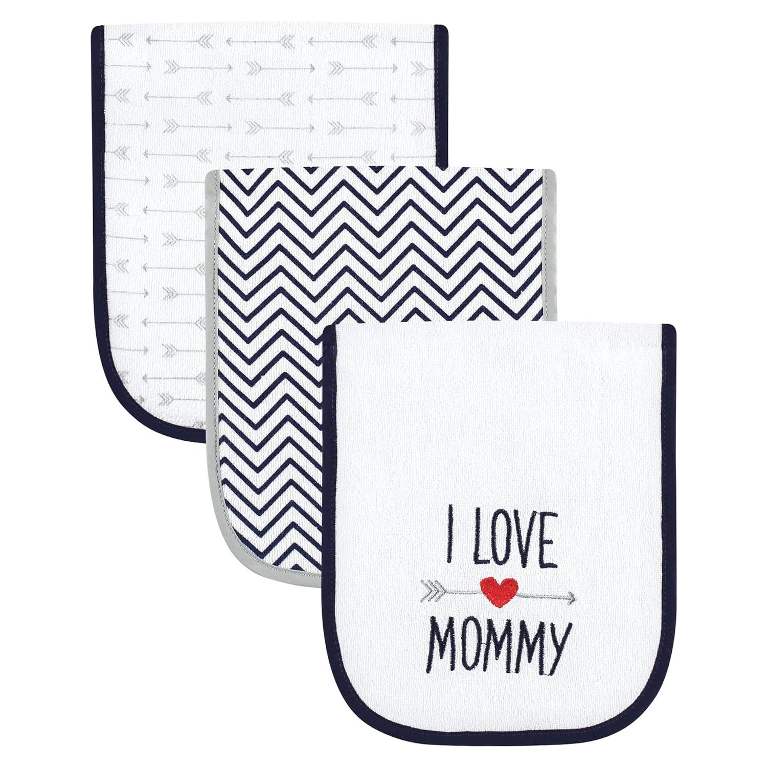 Pañales de Eructo Luvable Friends Algodón 3 Unidades