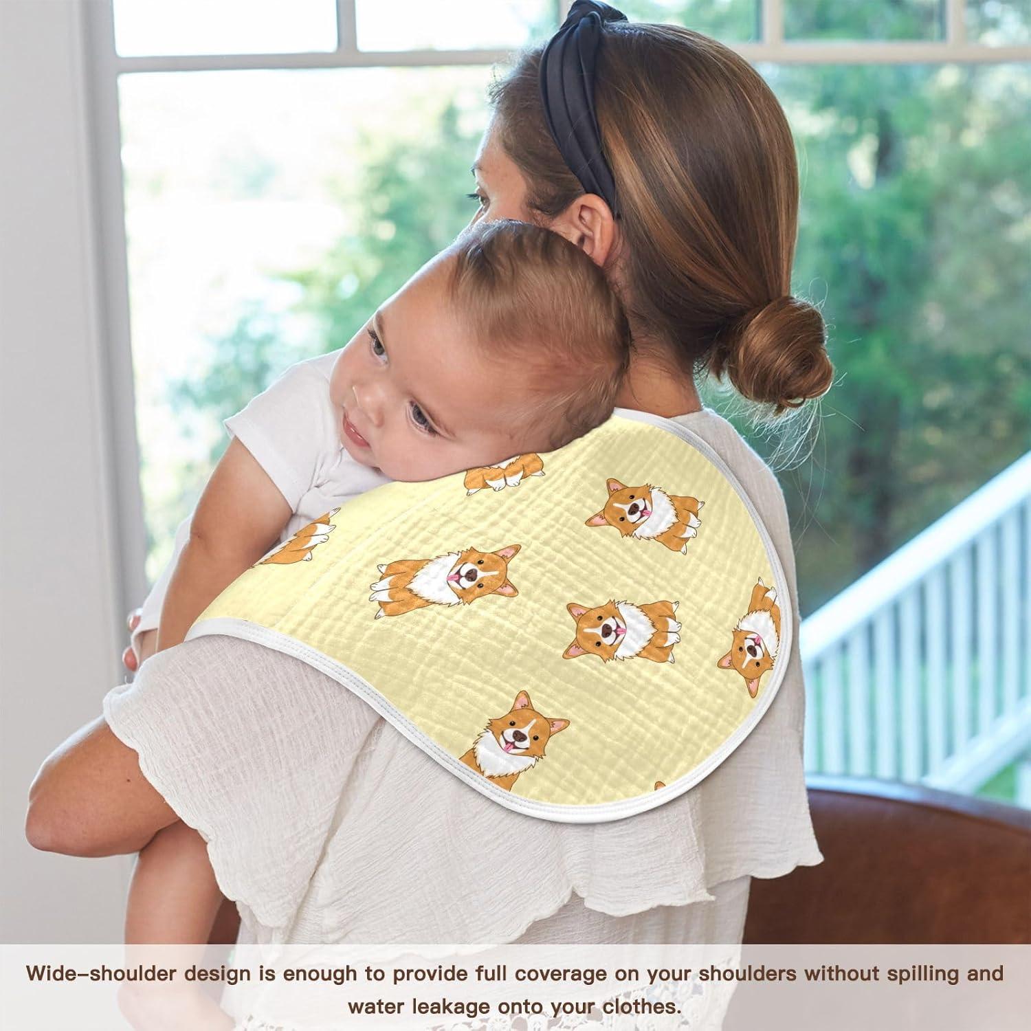 Paquete de 4 Pañales para Eructos Bebé YYZZH Corgi 56x28cm