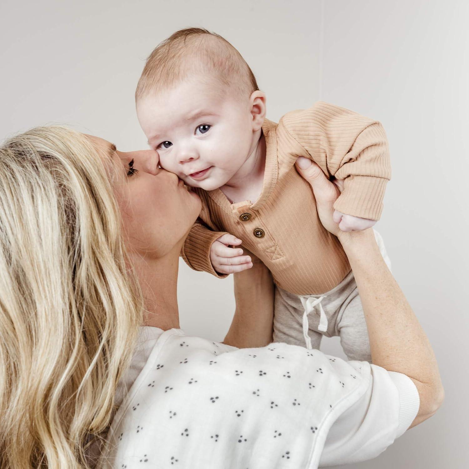 Pañales de Algodón Orgánico WeeSprout, Set de 4, Ultra-Absorbentes