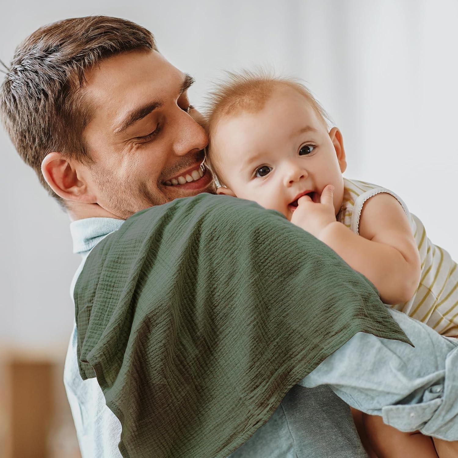 Mantas de Muselina LYRICHOM BABY 5 Unidades 60x60cm Neutras