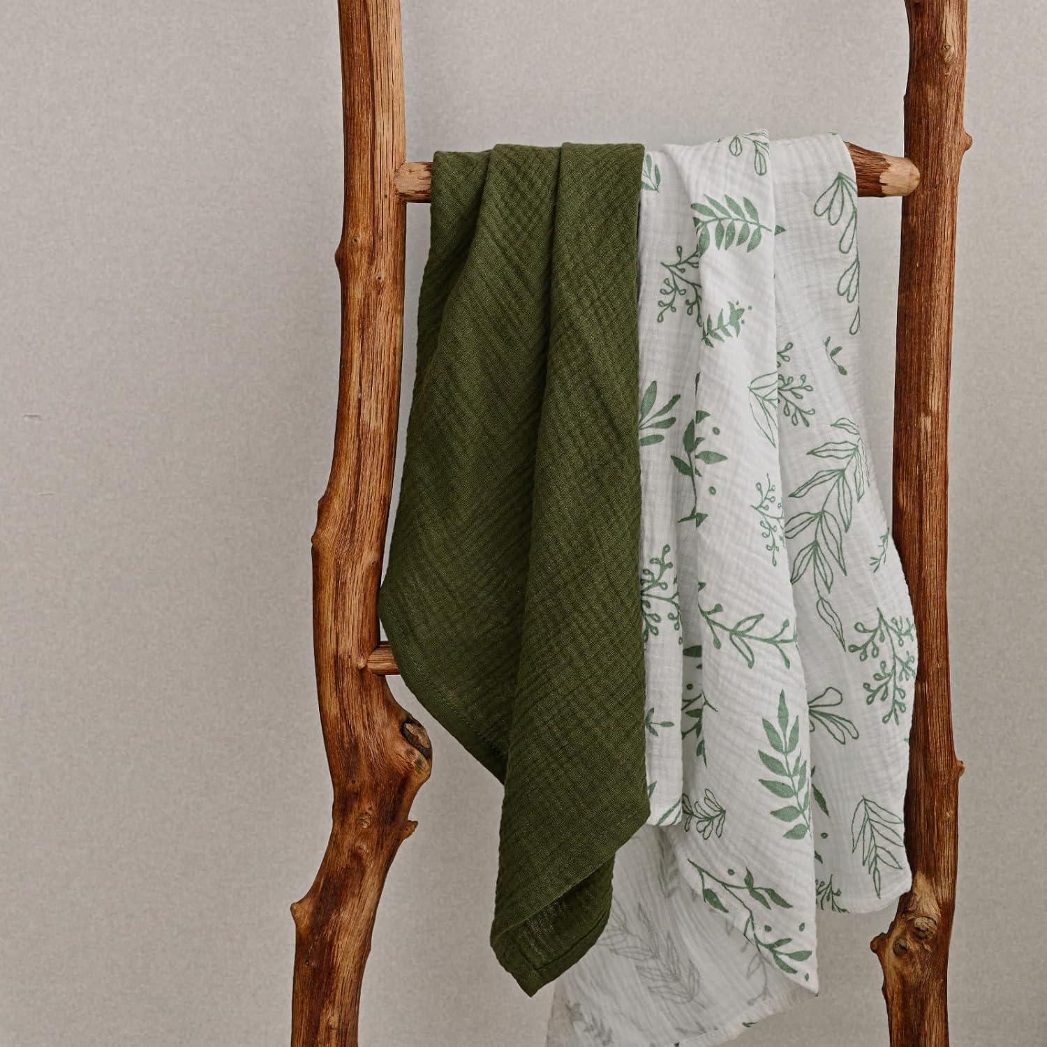 Mantas de Muselina LYRICHOM BABY 5 Unidades 60x60cm Neutras