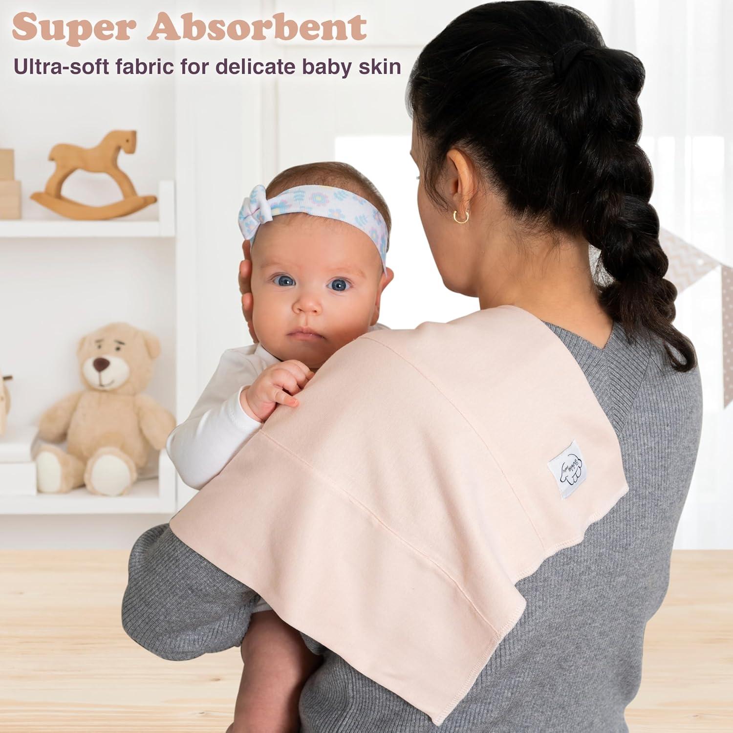 Paños de Eructo para Bebés Bublo Baby - 7 Paquetes 100% Algodón