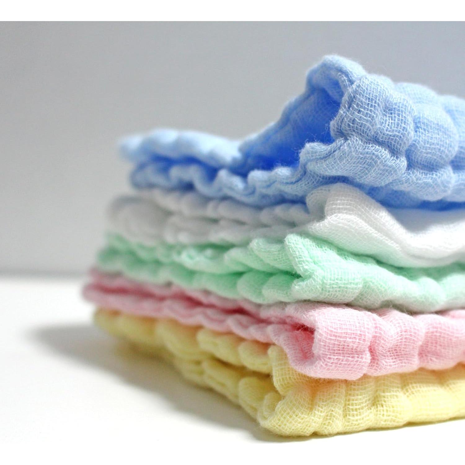 Toallitas de bebé DAMATCH 30x30 cm 5 Pack Algodón Suaves