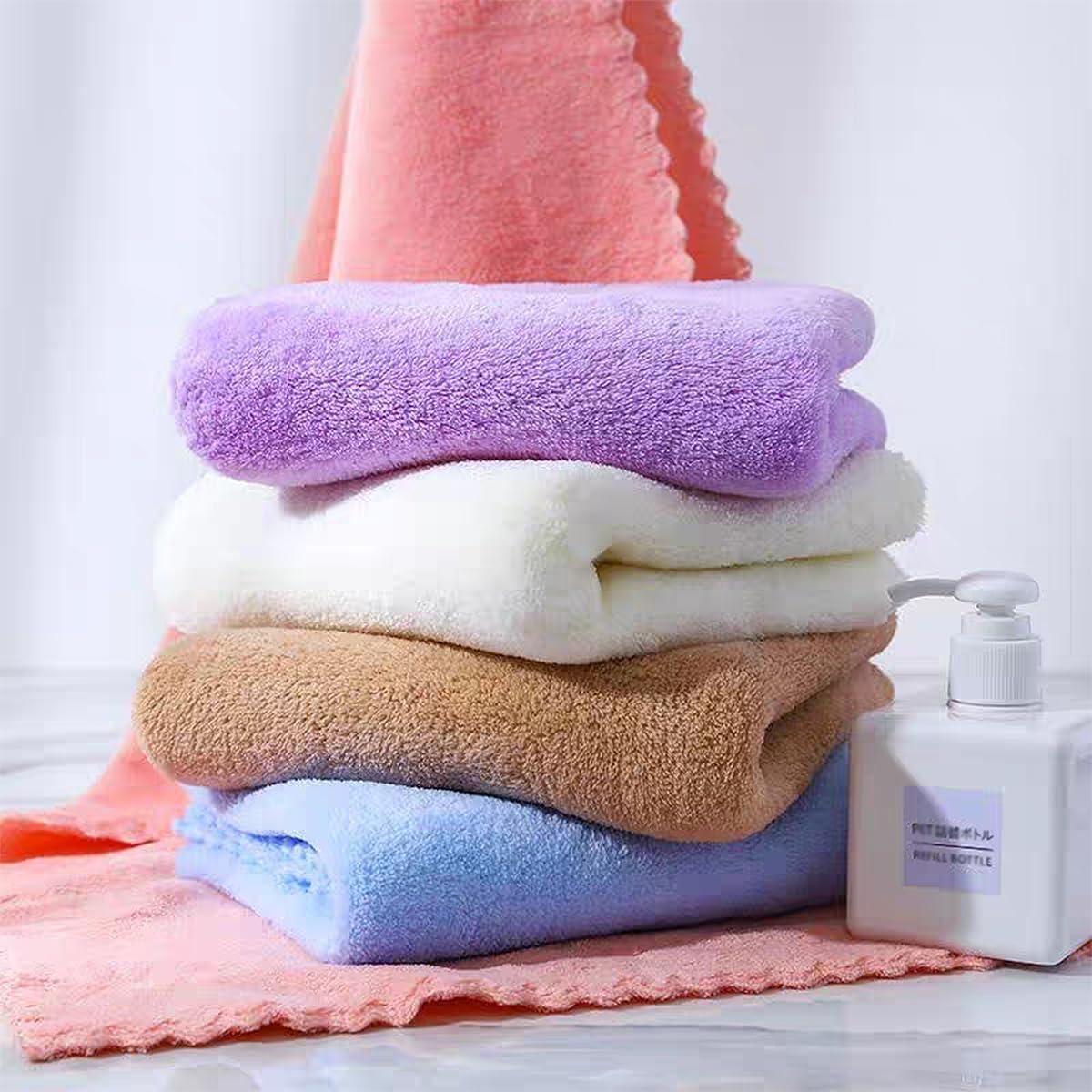 Paquete de 5 Toallas de Microfibra Borsicge 75x35cm Secado Rápido