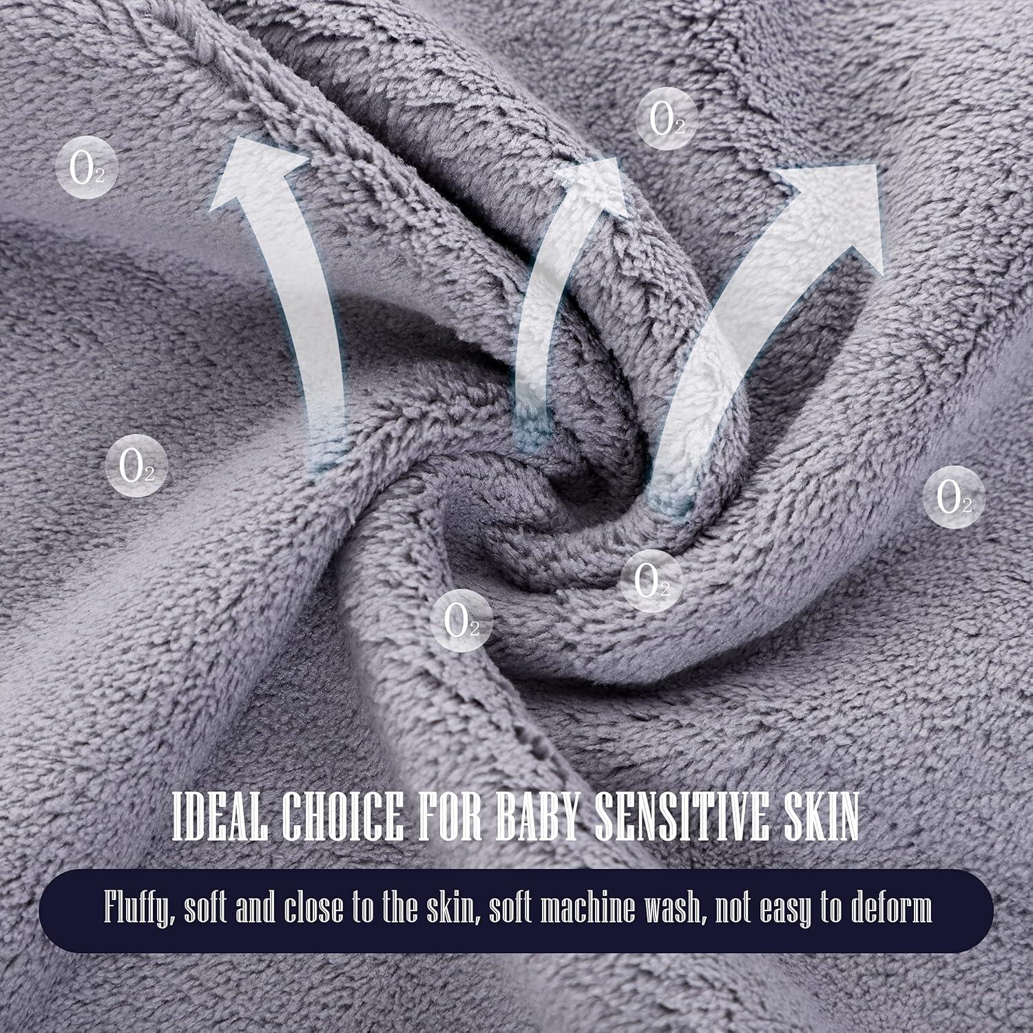 Paquete de 8 Paños de Eructo para Bebés BAMBOO QUEEN 40.6x30.5cm