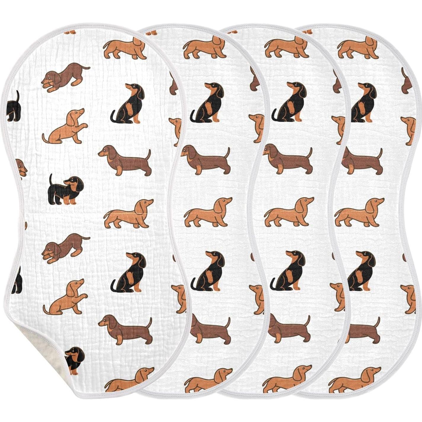 Juego de Paños de Eructos WELLDAY 56x28 cm Algodón Suave