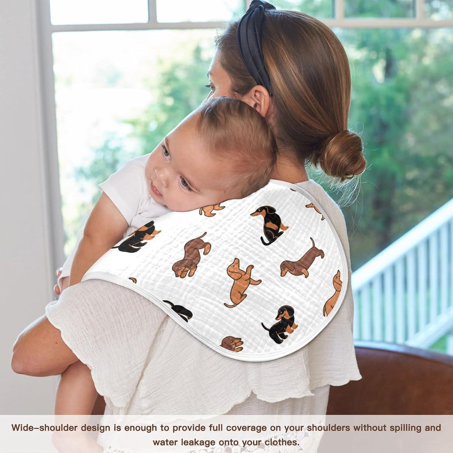 Juego de Paños de Eructos WELLDAY 56x28 cm Algodón Suave