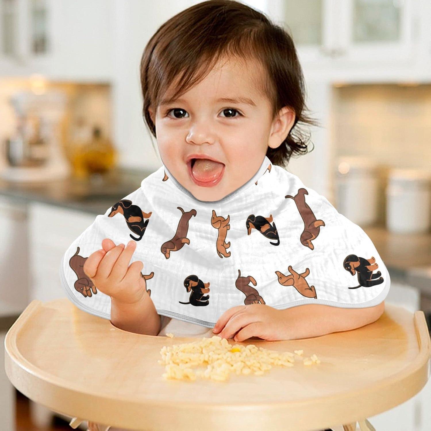 Juego de Paños de Eructos WELLDAY 56x28 cm Algodón Suave