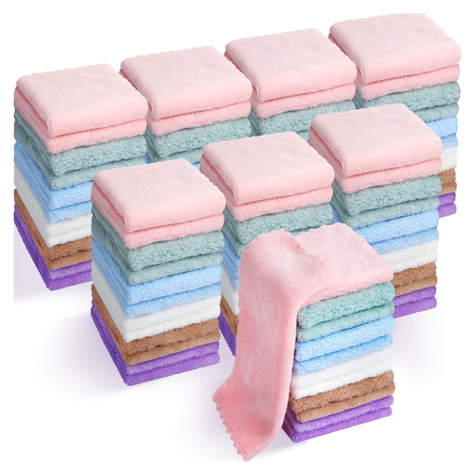 Chumia 96 Toallitas Faciales Microfibra 25.4x25.4cm Multicolor