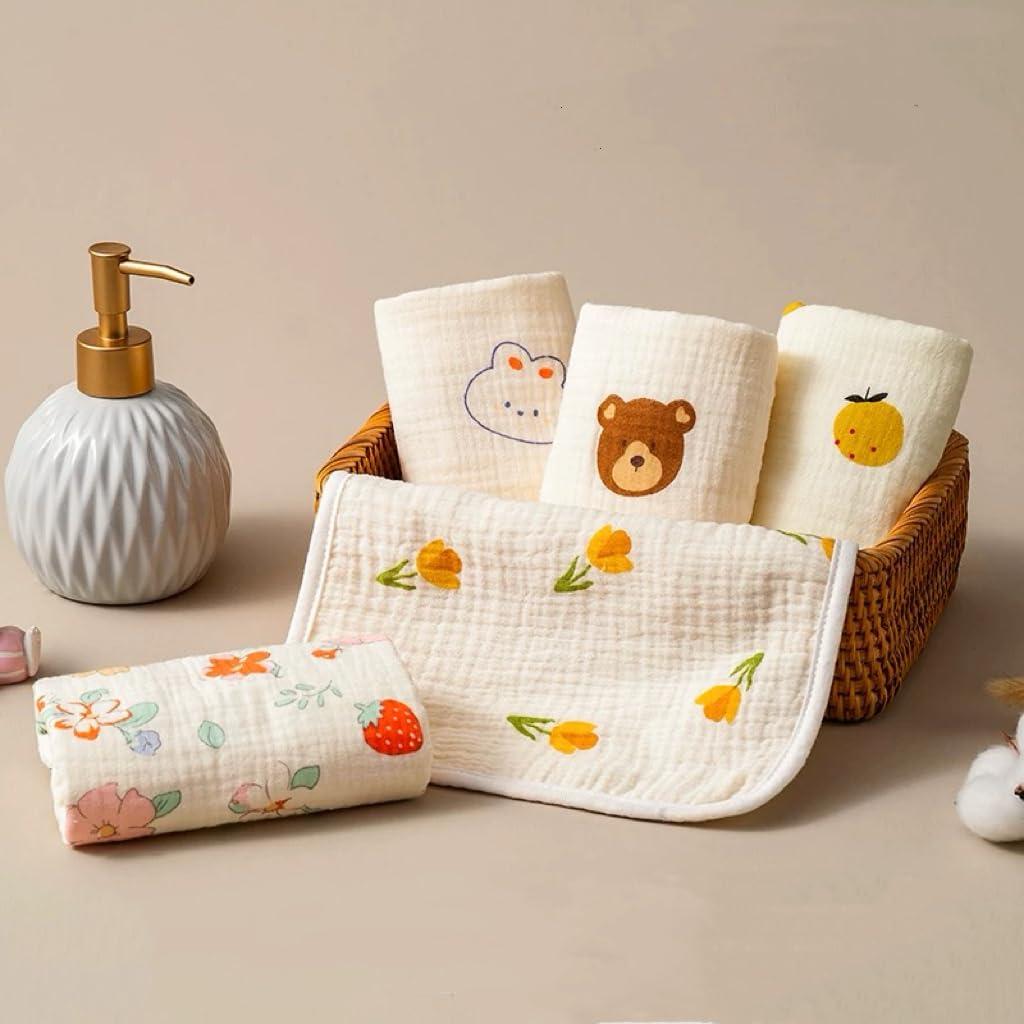 Juego de 8 paños de lavado para bebés Caiery 30x30cm