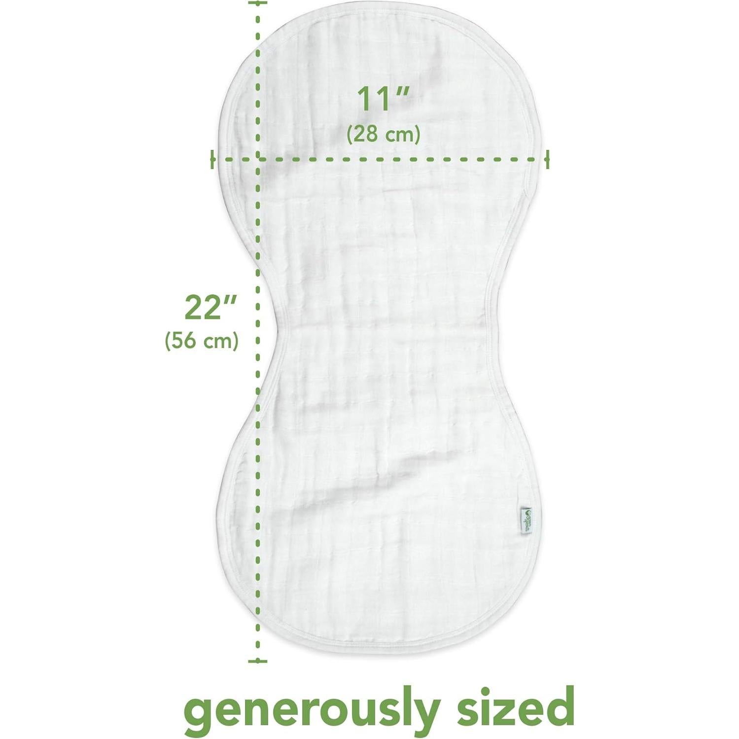 Paños de Eructo de Muselina Algodón Orgánico Green Sprouts