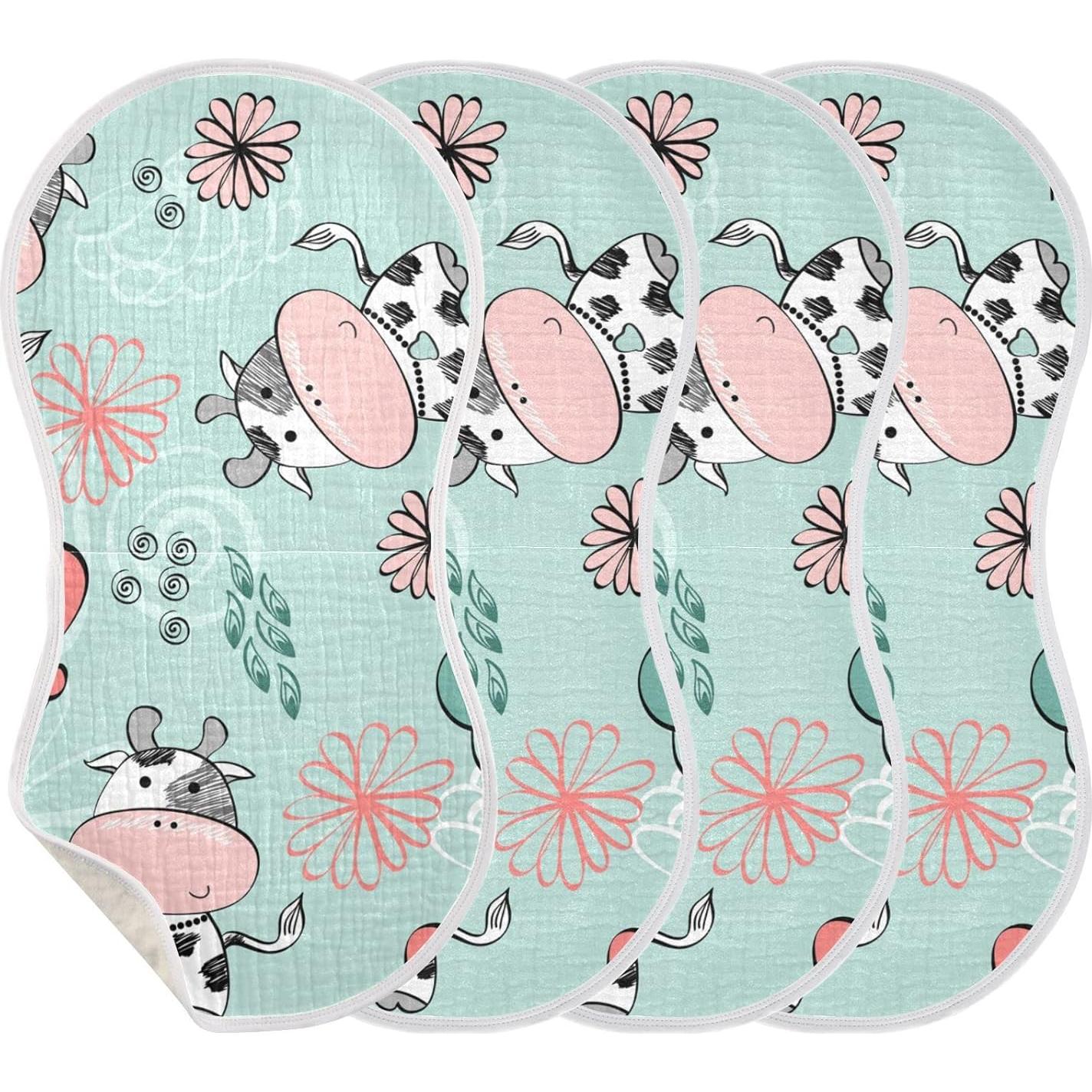 Pañales de Muselina Kigai para Bebés 28x56 cm Set de 4