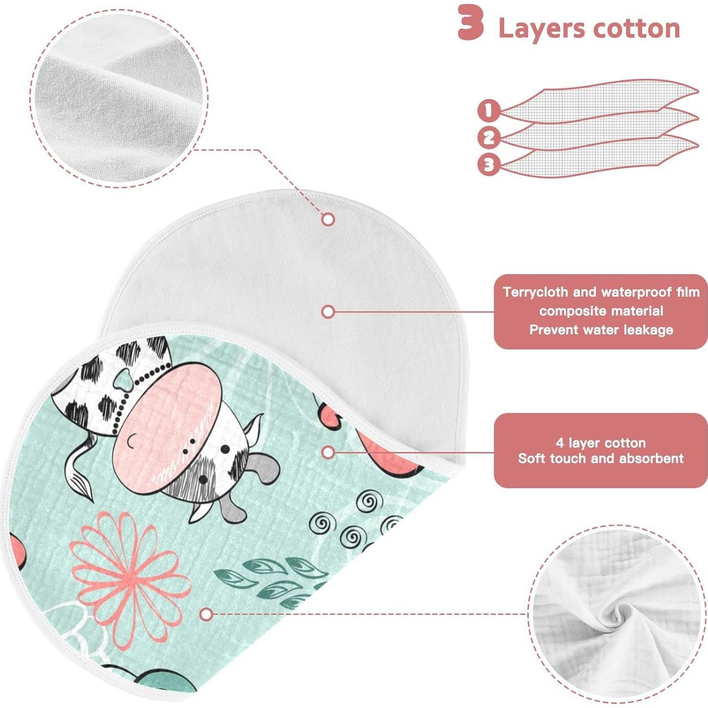 Pañales de Muselina Kigai para Bebés 28x56 cm Set de 4