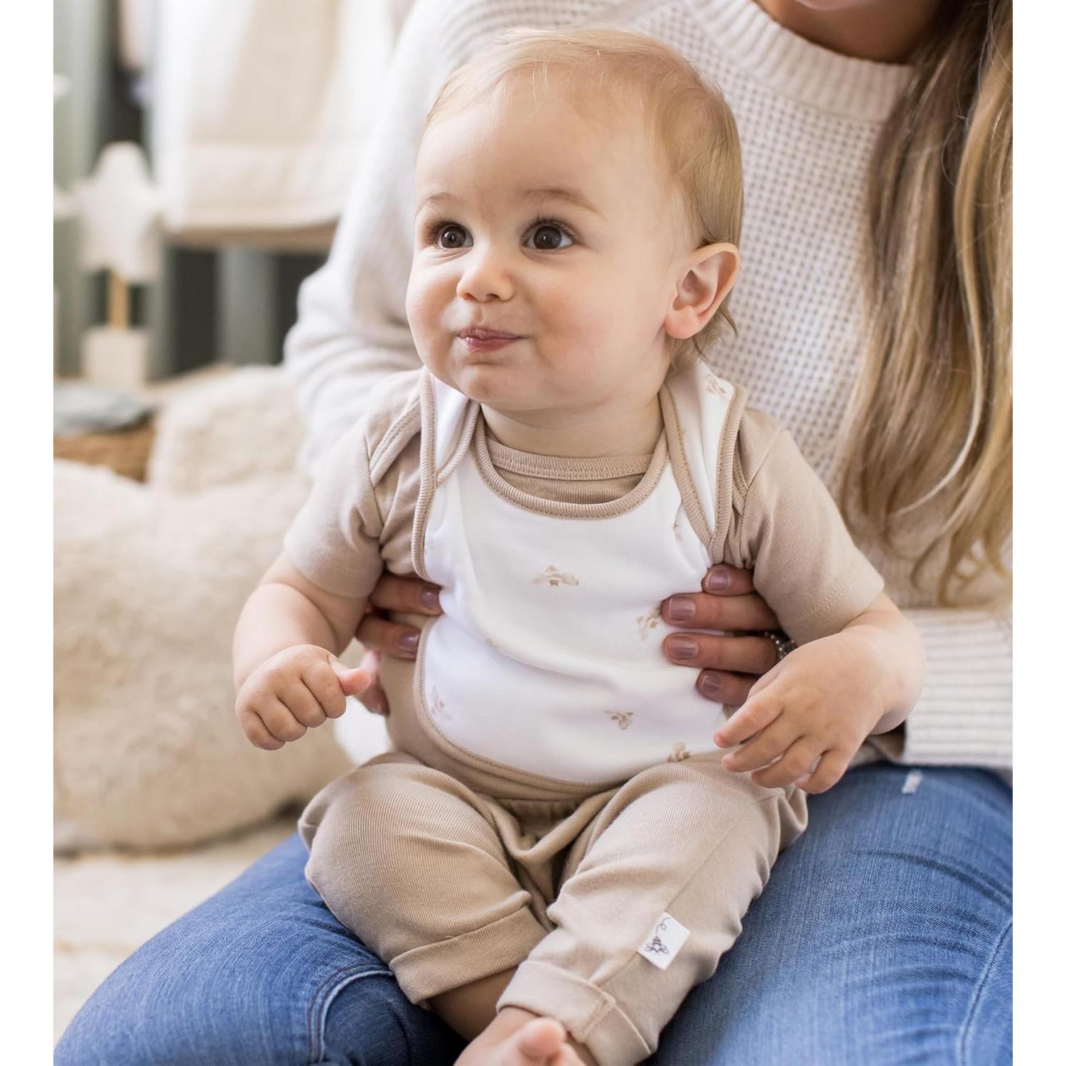 Baberos Orgánicos Burt's Bees - Algodón 100% - Conjunto de 5