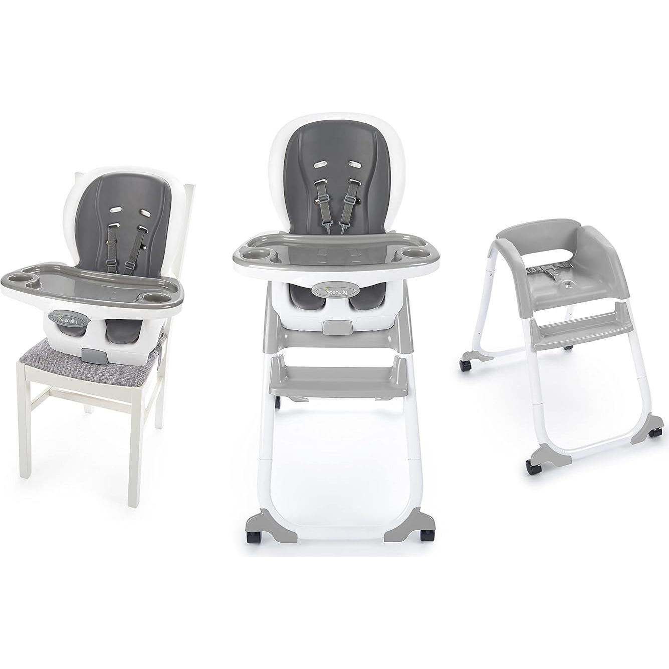 Silla Alta Convertible Ingenuity SmartClean Trio Elite - Pizarra