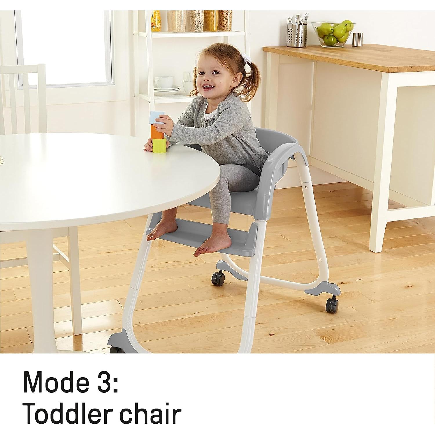 Silla Alta Convertible Ingenuity SmartClean Trio Elite - Pizarra