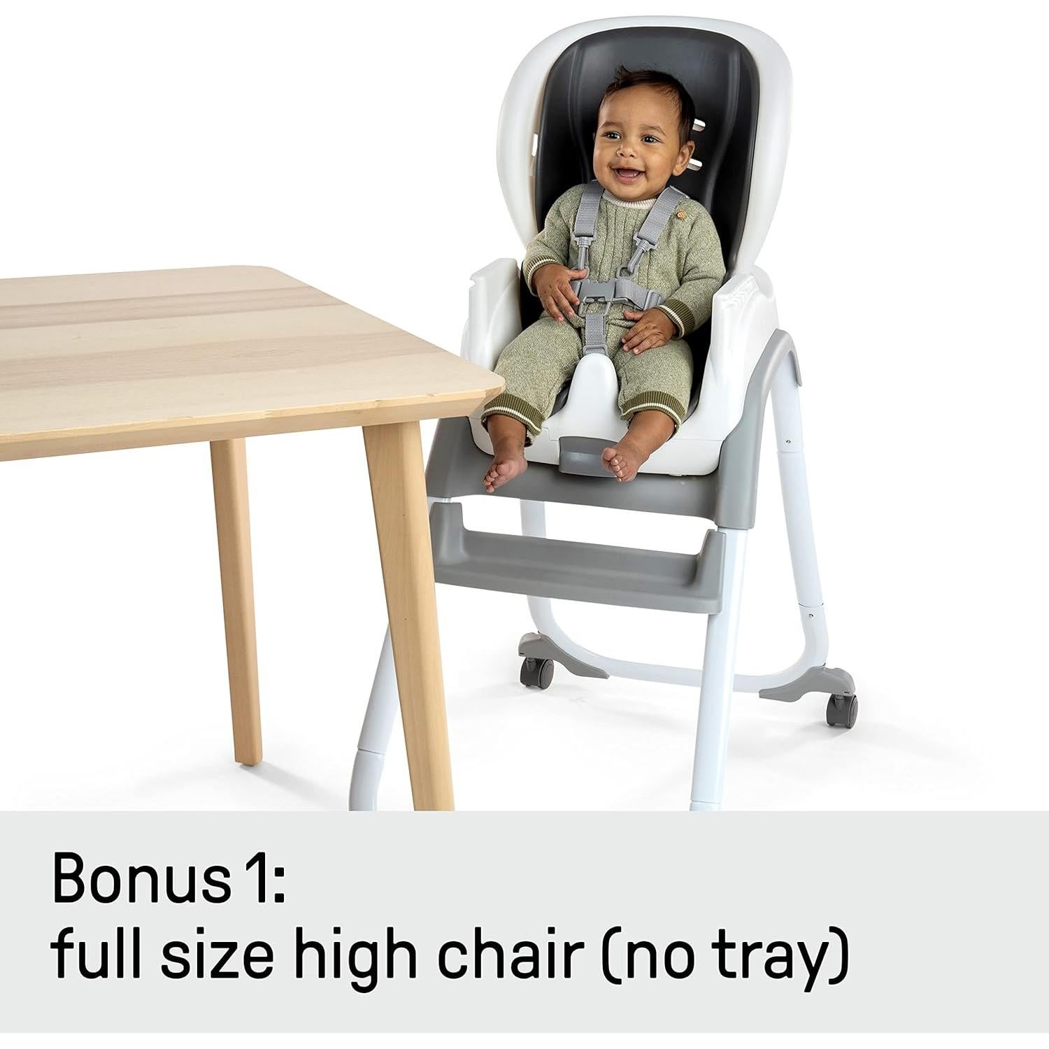 Silla Alta Convertible Ingenuity SmartClean Trio Elite - Pizarra