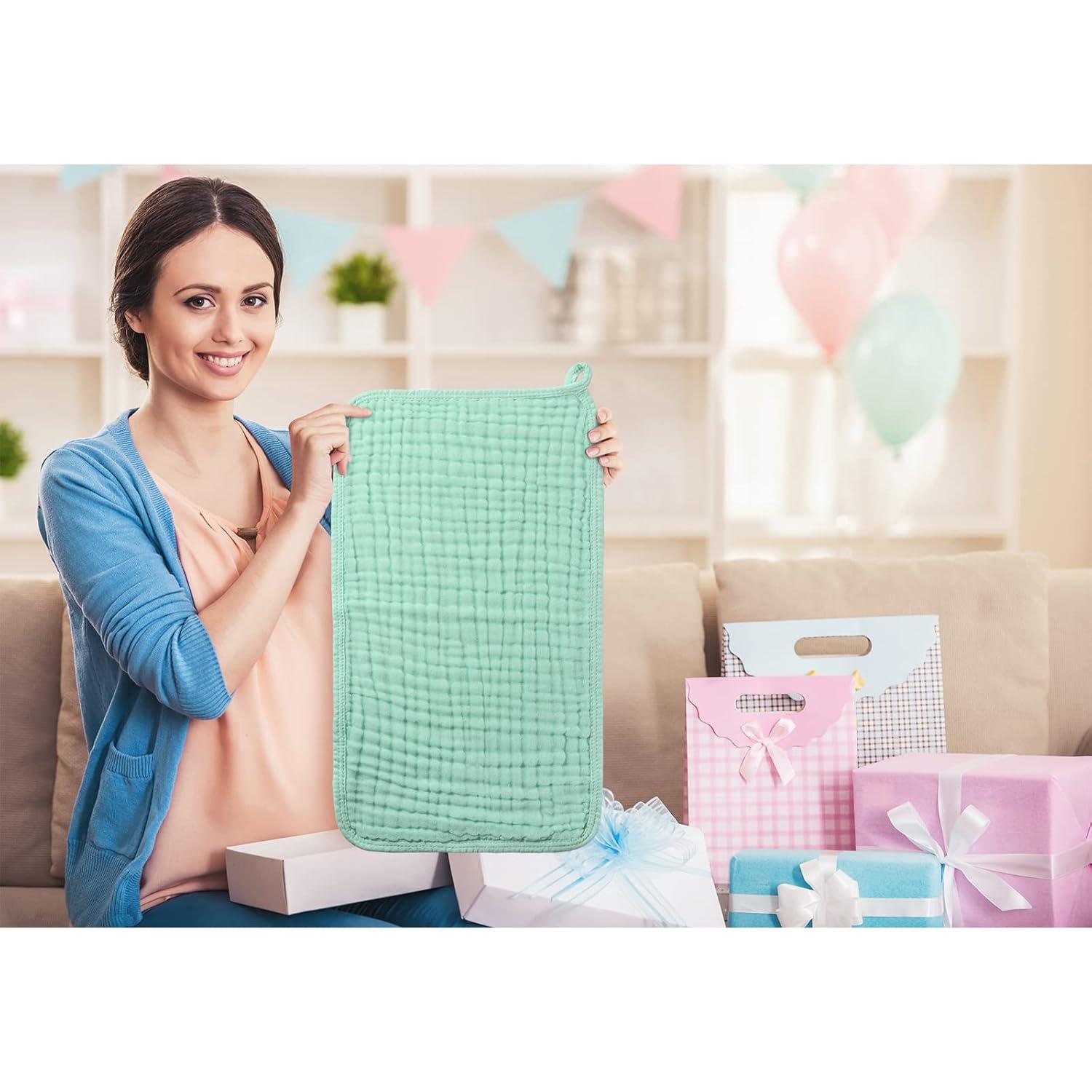 Paños de Muselina Hicarer 6 Piezas 50.8x25.4 cm Absorbentes