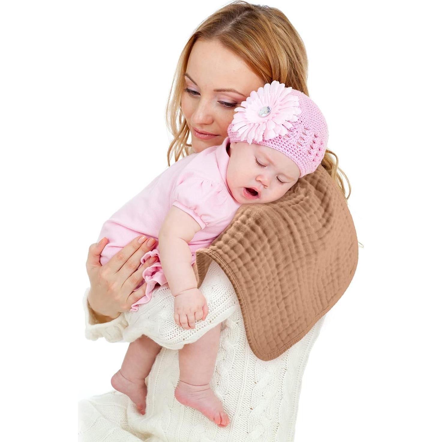 Paños de Muselina Hicarer 6 Piezas 50.8x25.4 cm Absorbentes